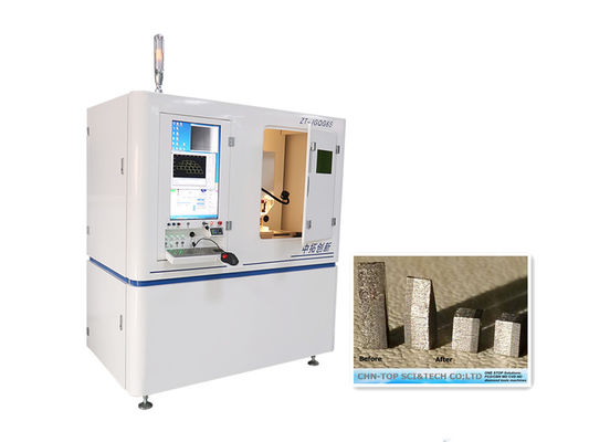 Hệ thống khuếch đại quang học máy ảnh công nghiệp Máy cắt laser sợi CNC với trục A xoay